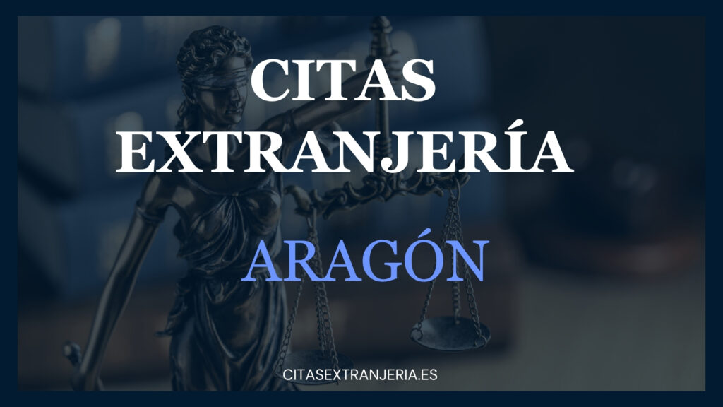 citas extranjeria aragon