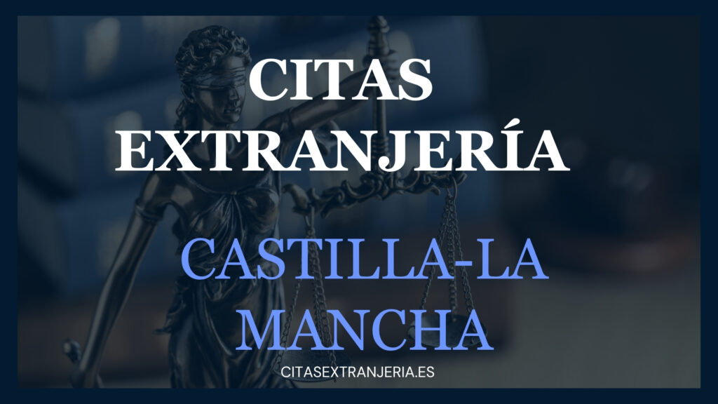 citas extranjeria castilla la mancha