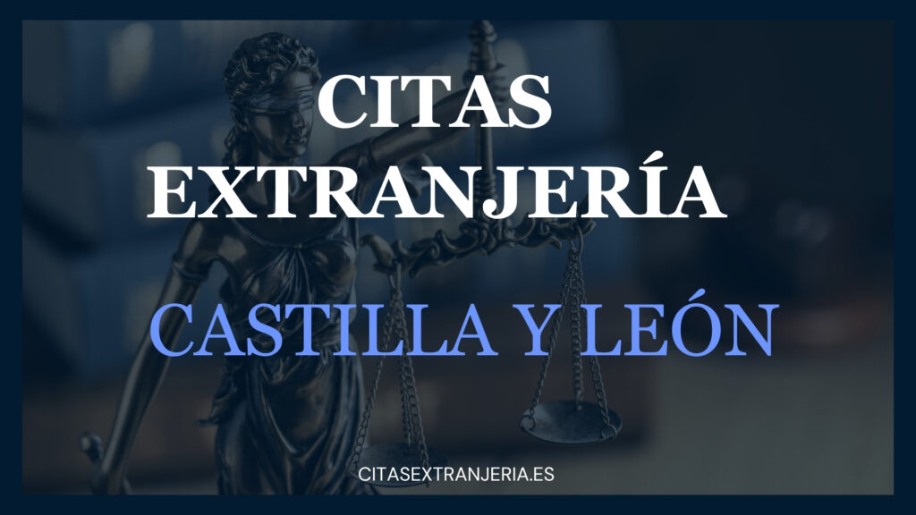 citas extranjeria castilla y leon